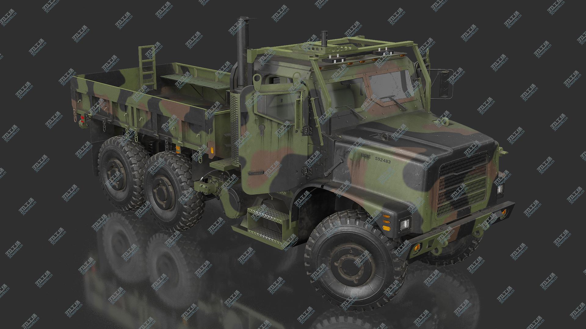 images/goods_img/20210319/3D Medium Tactical Vehicle 6x6 Dusty Rigged/5.jpg